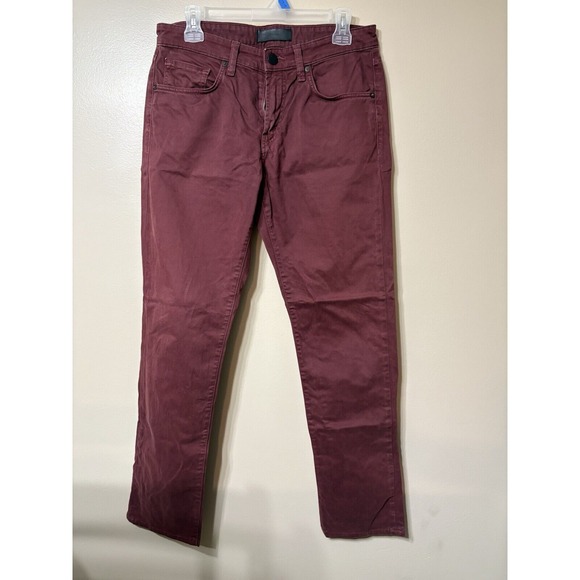 Men's J Brand Jeans‎ Sz 31x31 Kane Arroyo Wine Skinny - Picture 1 of 5